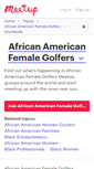 Mobile Screenshot of african-american-female-golfers.meetup.com