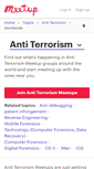Mobile Screenshot of anti-terrorism.meetup.com