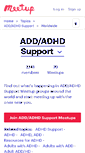 Mobile Screenshot of add-adhd-support.meetup.com