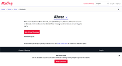 Desktop Screenshot of ahrar.meetup.com