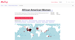 Desktop Screenshot of african-american-women.meetup.com