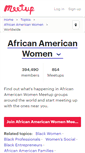 Mobile Screenshot of african-american-women.meetup.com