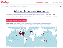 Tablet Screenshot of african-american-women.meetup.com