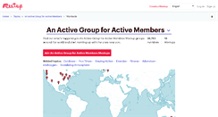 Desktop Screenshot of an-active-group-for-active-members.meetup.com