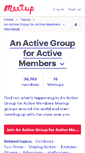 Mobile Screenshot of an-active-group-for-active-members.meetup.com