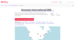 Desktop Screenshot of anistia-internacional-eua.meetup.com