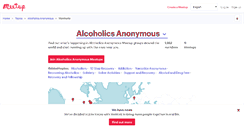 Desktop Screenshot of alcoholics-anonymous.meetup.com