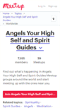 Mobile Screenshot of angels-your-high-self-and-spirit-guides.meetup.com