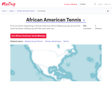 Tablet Screenshot of african-american-tennis.meetup.com