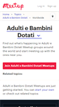 Mobile Screenshot of adulti-e-bambini-dotati.meetup.com