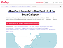 Tablet Screenshot of afro-caribbean-mix-afro-beat-hiplife-soca-calypso.meetup.com