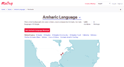 Desktop Screenshot of amharic.meetup.com