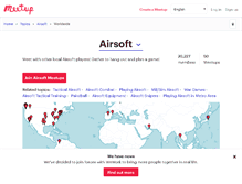 Tablet Screenshot of airsoft.meetup.com