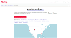 Desktop Screenshot of anti-abortion.meetup.com