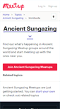 Mobile Screenshot of ancient-sungazing.meetup.com
