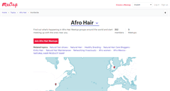 Desktop Screenshot of afro-hair.meetup.com