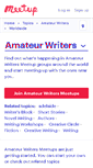 Mobile Screenshot of amateur-writers.meetup.com