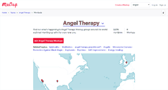 Desktop Screenshot of angel-therapy.meetup.com