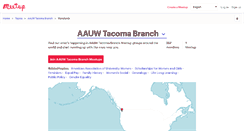 Desktop Screenshot of aauw-tacoma-branch.meetup.com