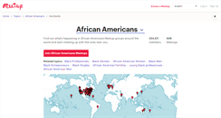 Desktop Screenshot of african-american.meetup.com