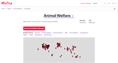 Desktop Screenshot of animalwelfare.meetup.com