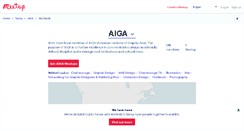 Desktop Screenshot of aiga.meetup.com