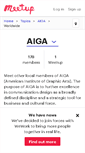 Mobile Screenshot of aiga.meetup.com