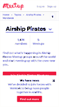 Mobile Screenshot of airship-pirates.meetup.com