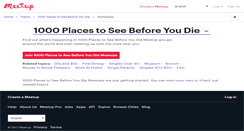 Desktop Screenshot of 1000-places-to-see-before-you-die.meetup.com