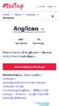 Mobile Screenshot of anglican.meetup.com