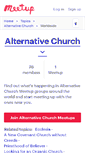 Mobile Screenshot of alternative-church.meetup.com