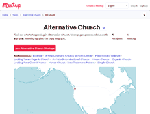 Tablet Screenshot of alternative-church.meetup.com
