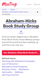 Mobile Screenshot of abraham-hicks-book-study-group.meetup.com
