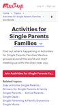 Mobile Screenshot of activities-for-single-parents-families.meetup.com