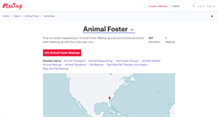 Desktop Screenshot of animal-foster.meetup.com