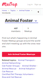 Mobile Screenshot of animal-foster.meetup.com