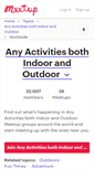 Mobile Screenshot of any-activities-both-indoor-and-outdoor.meetup.com