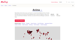 Desktop Screenshot of anime-and-cosplay.meetup.com