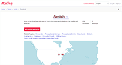 Desktop Screenshot of amish.meetup.com