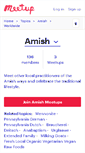 Mobile Screenshot of amish.meetup.com