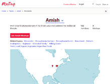 Tablet Screenshot of amish.meetup.com