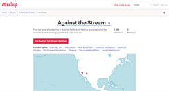 Desktop Screenshot of against-the-stream.meetup.com