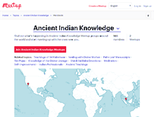 Tablet Screenshot of ancient-indian-knowledge.meetup.com