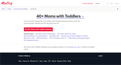Desktop Screenshot of 40-moms-with-toddlers.meetup.com