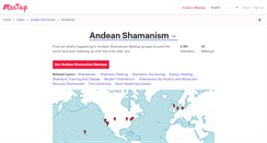 Desktop Screenshot of andean-shamanism.meetup.com