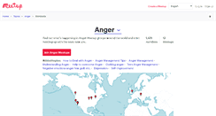 Desktop Screenshot of anger.meetup.com