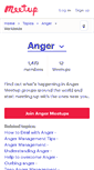Mobile Screenshot of anger.meetup.com