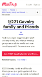 Mobile Screenshot of 1-221-cavalry-family-and-friends.meetup.com