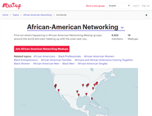 Tablet Screenshot of african-american-networking.meetup.com