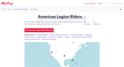Desktop Screenshot of american-legion-riders.meetup.com
